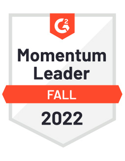 G2 Badge - Momentum Leader Fall 2022