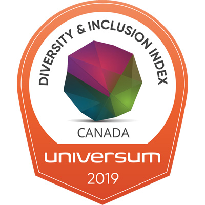 Universum 2019 DEI Index Canada Badge