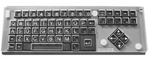 BigKeys LX keyboard with keyguard