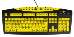 Keys-U-See High-contrast USB keyboard